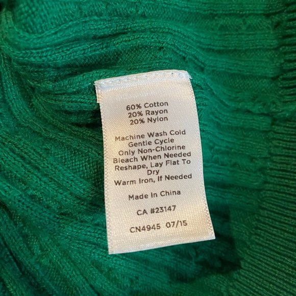 💚Emerald Green Talbots Turtleneck💚 - Picture 7 of 7